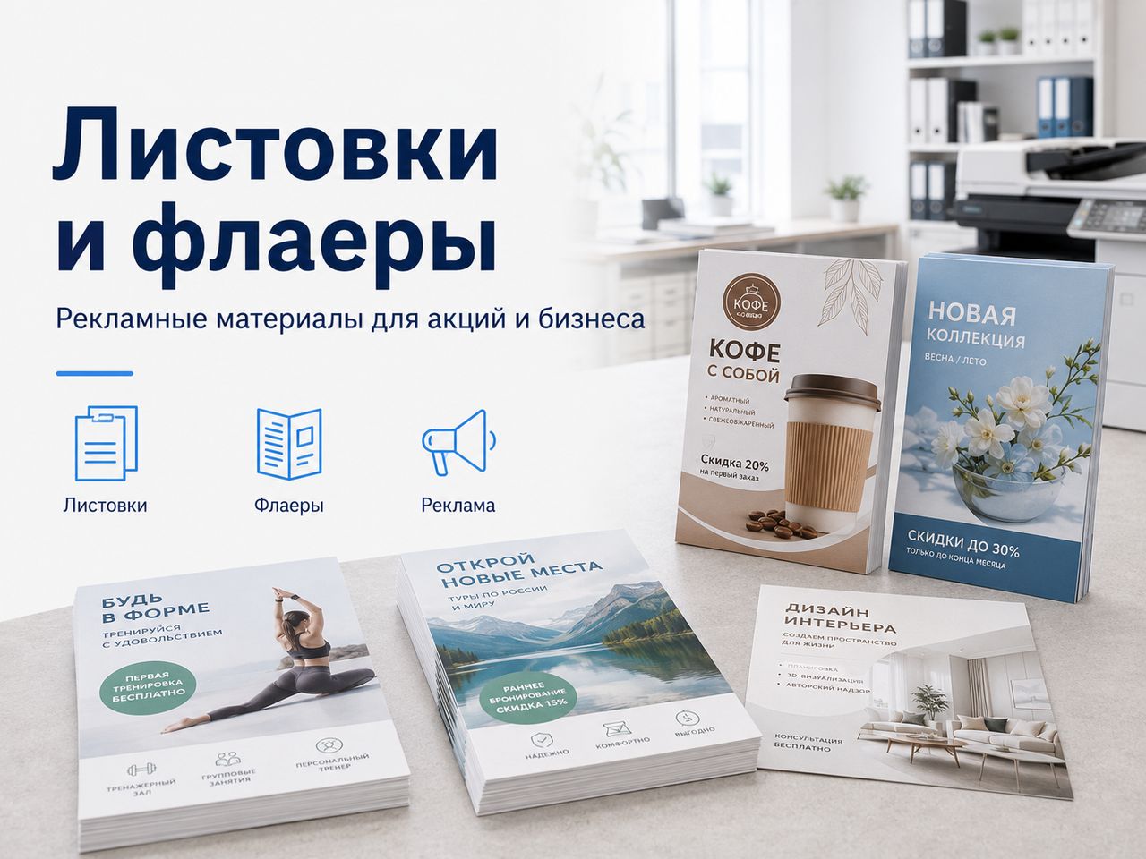 Печать листовок